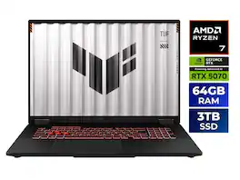 ASUS - TUF Gaming - RTX 5070 - Ryzen 7 - 64GB RAM - 3TB SSD - 240Hz IPS - Windows 11 (FA808UP-NS74)