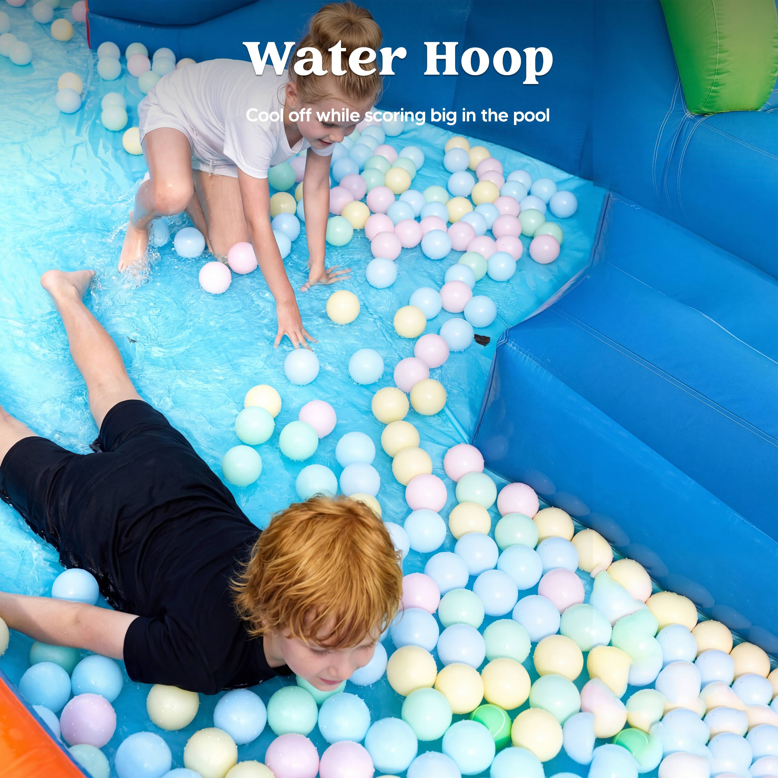 Water Hoop  
Cool off while scoring big in the pool