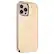 Angle. LuMee - Halo Battery Charger Case for iPhone 13 Pro - Gold Mirror.