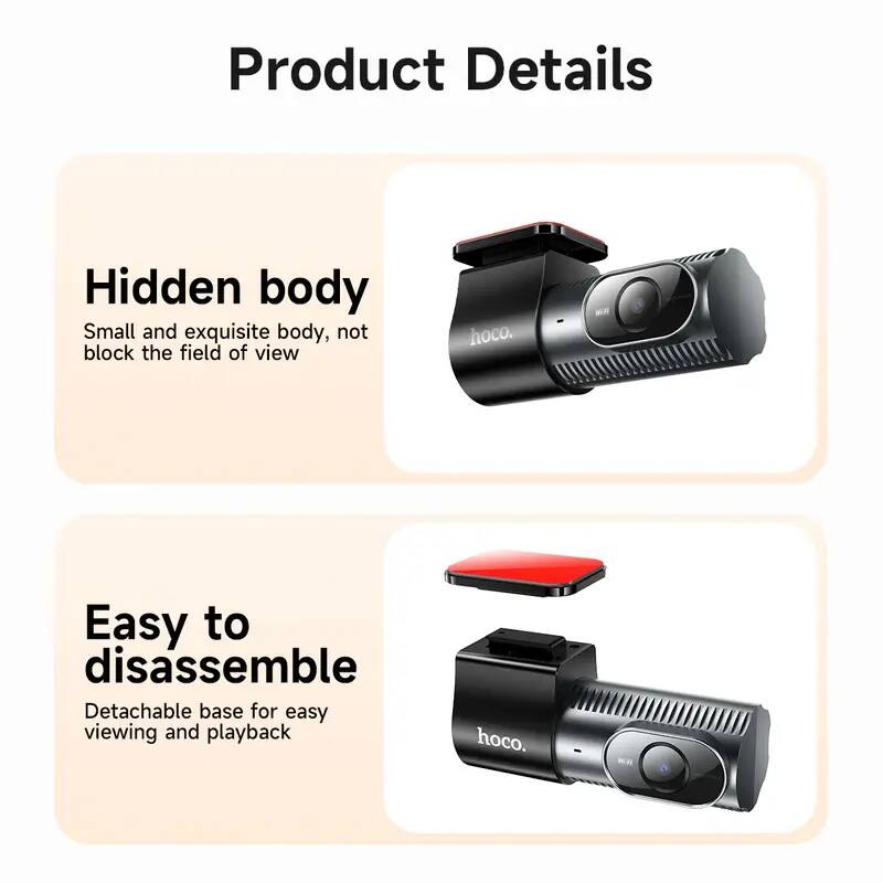 Product Details

Hidden body  
Small and exquisite body, not block the field of view

Easy to disassemble  
Detachable base for easy viewing and playback