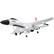 Alt View 5. VEVOR - RC Plane, 2.4GHZ 4 Channel Remote Control Airplane with 6-Axis Gyro Stabilizer, Ready to Fly Fighter Aircraft Plane Toy - White.