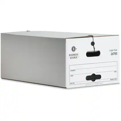 1 BUSINESS SOURCE Legal Size 26750 CONTENTS FROM THRU DESTROY DATE BOX NO.