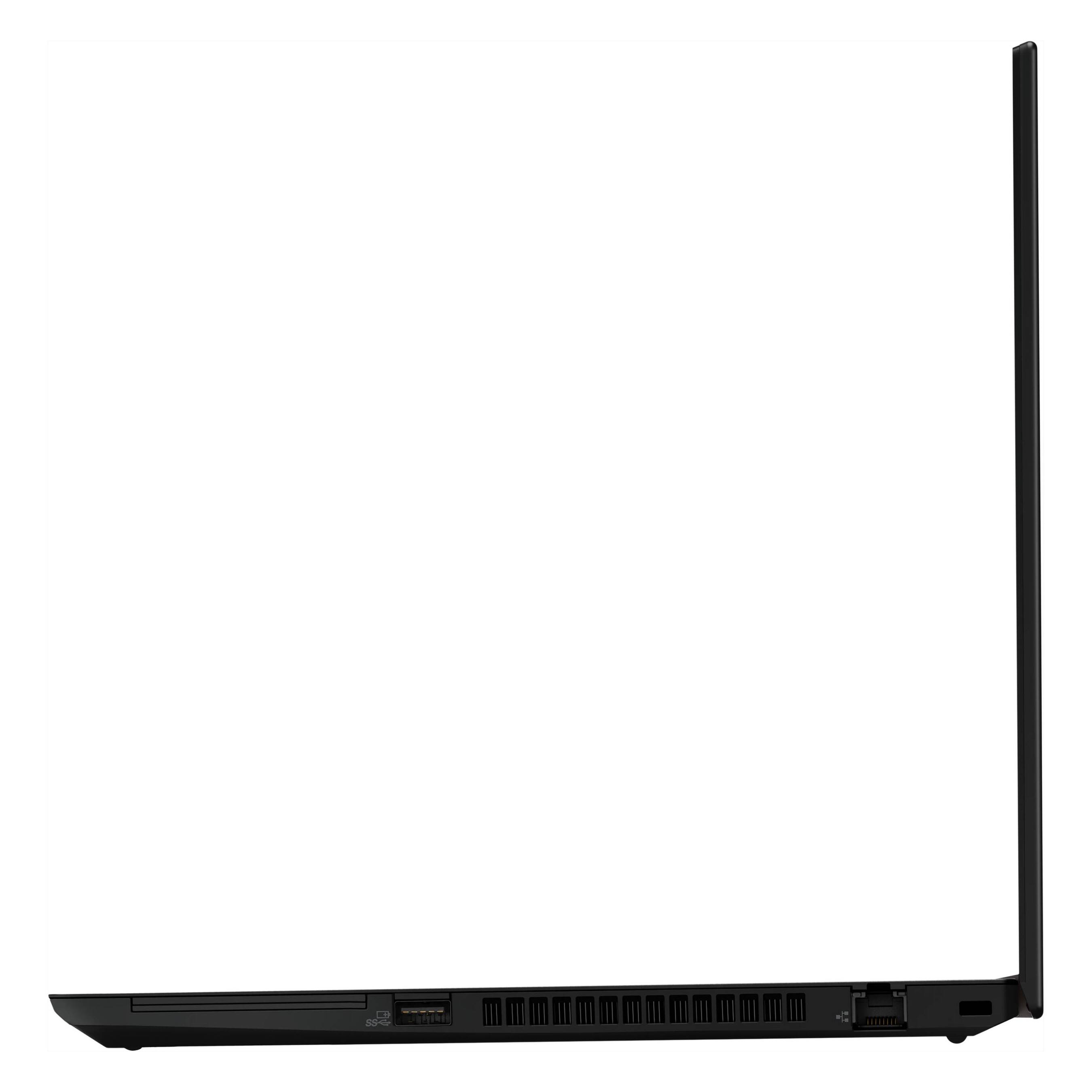 Left. Lenovo - Lenovo ThinkPad T14 Core i5-10310U 1.7GHz, 16GB, 256GB SSD, 14" HD, Windows 11 Pro (Refurbished) - Black.