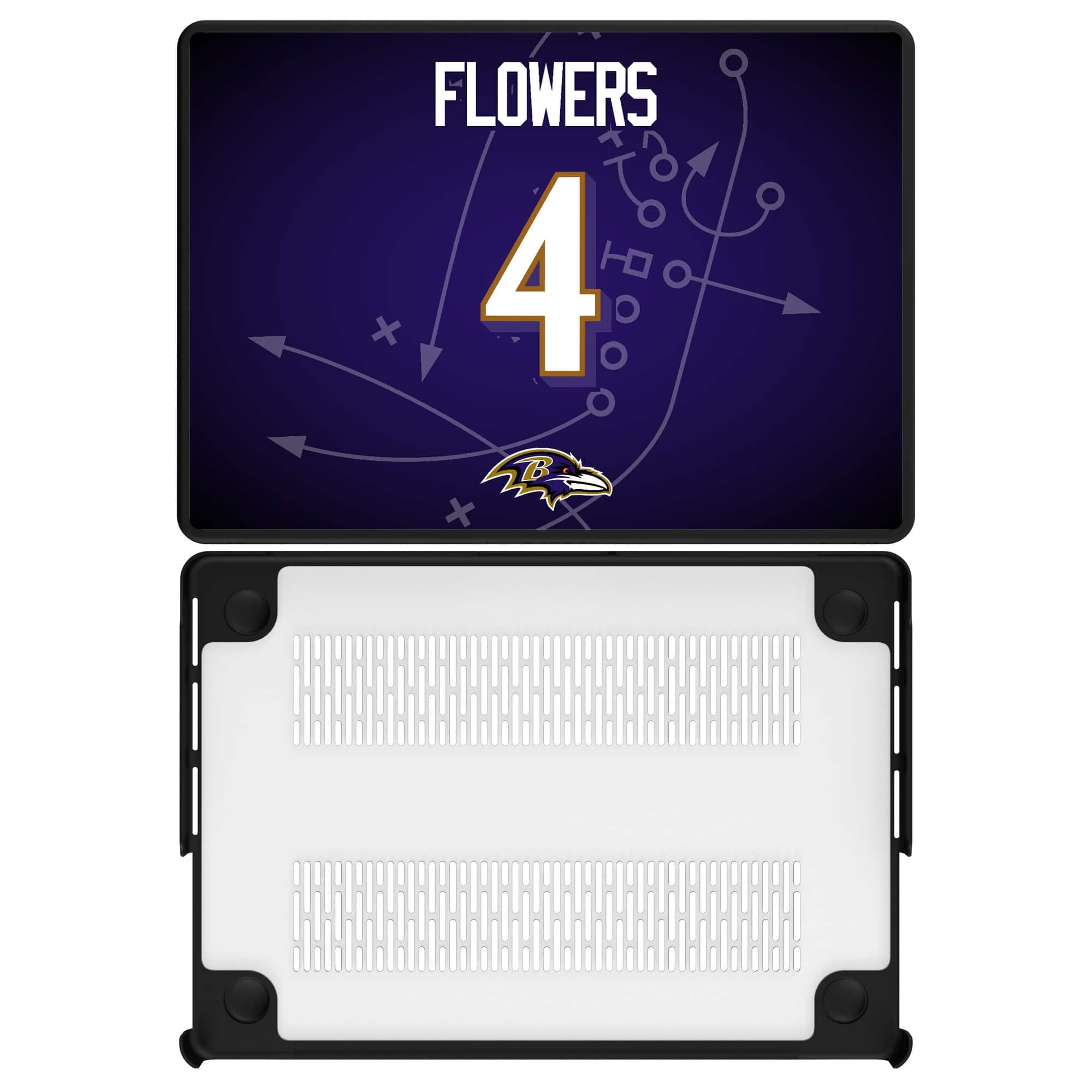 Keyscaper - Zay Flowers Baltimore Ravens MacBook Case - Pro 13 in - Multicolor