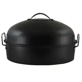 Gibson - Home Kenmar High Dome Oval Roaster Set - Black