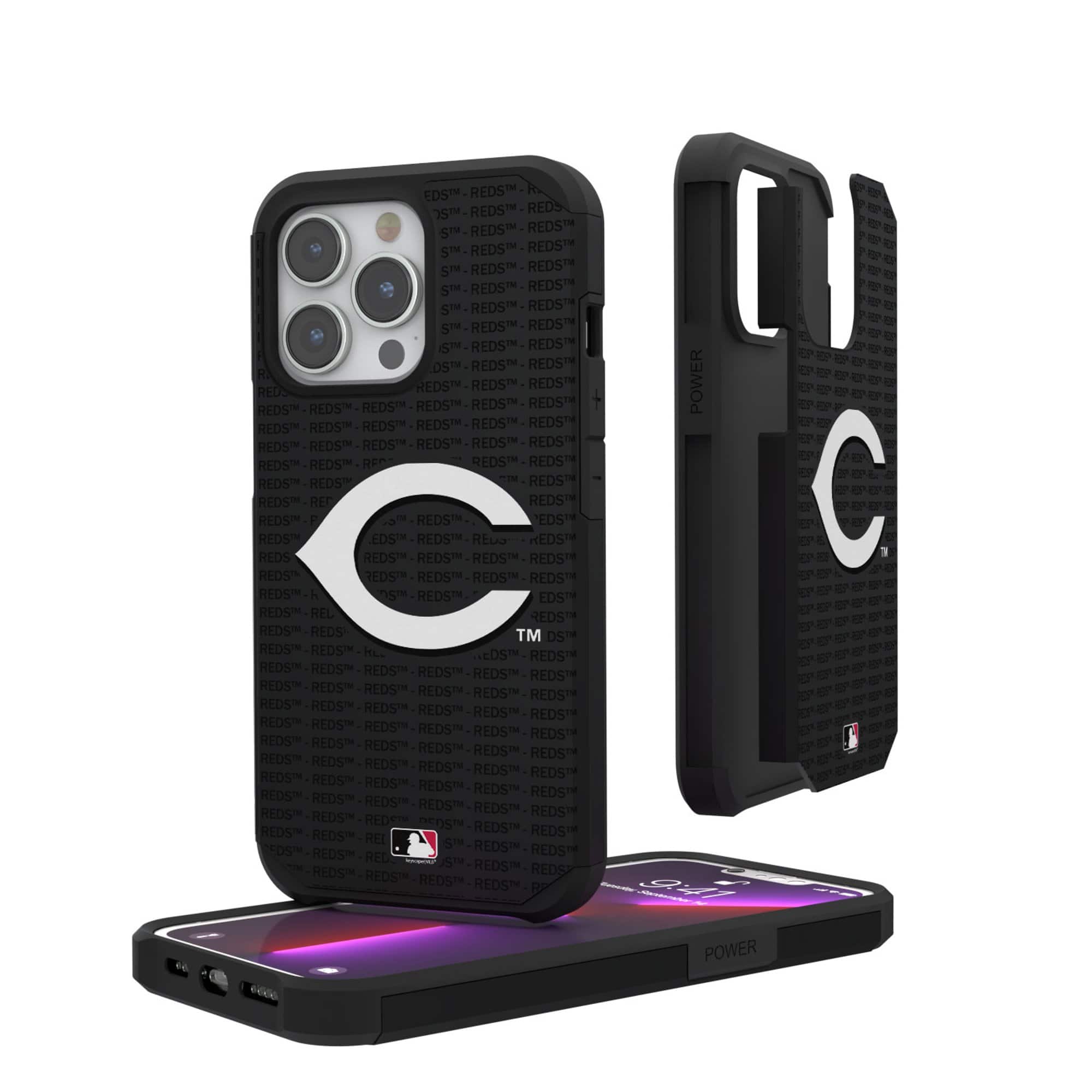 Keyscaper - MLB - Cincinnati Reds iPhone Text Backdrop Rugged Case - 12 mini/13 mini - Multicolor price history on PriceWatchPro