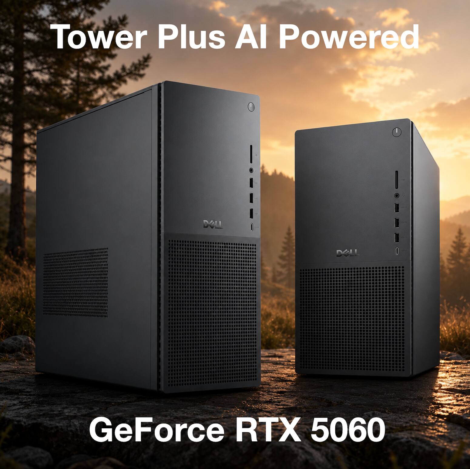 Tower Plus AI Powered  
Dell  
GeForce RTX 5060