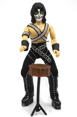 PopMarket - Kiss - Mego - KISS - Catman Love Gun 8" Action Figure with Drum - COLLECTIBLES - Multicolor