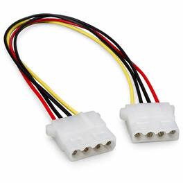 Sanoxy - 12in 5.25 Female to 5.25 Female Internal Power Cable - Multi