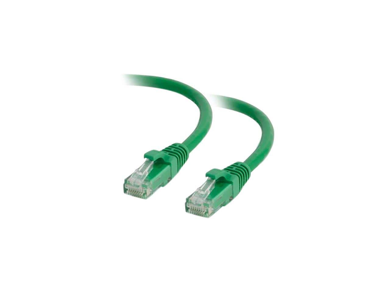 Cables to Go - C2G 00934 6 in. Cat 5E Green Network Patch Cable