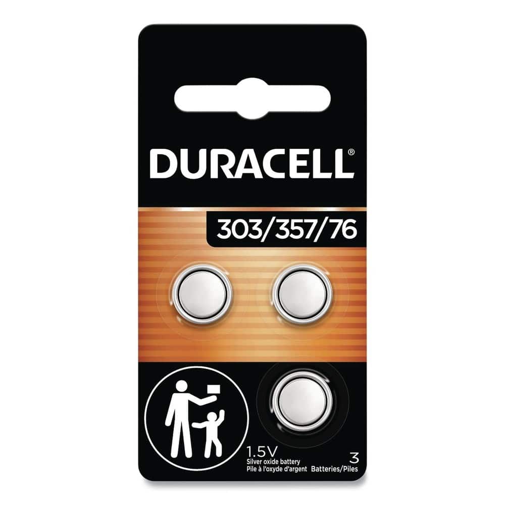 Duracell - DU303/357-3PK 1.5 Volts 303/357 Button Cell Battery (3/Pack)