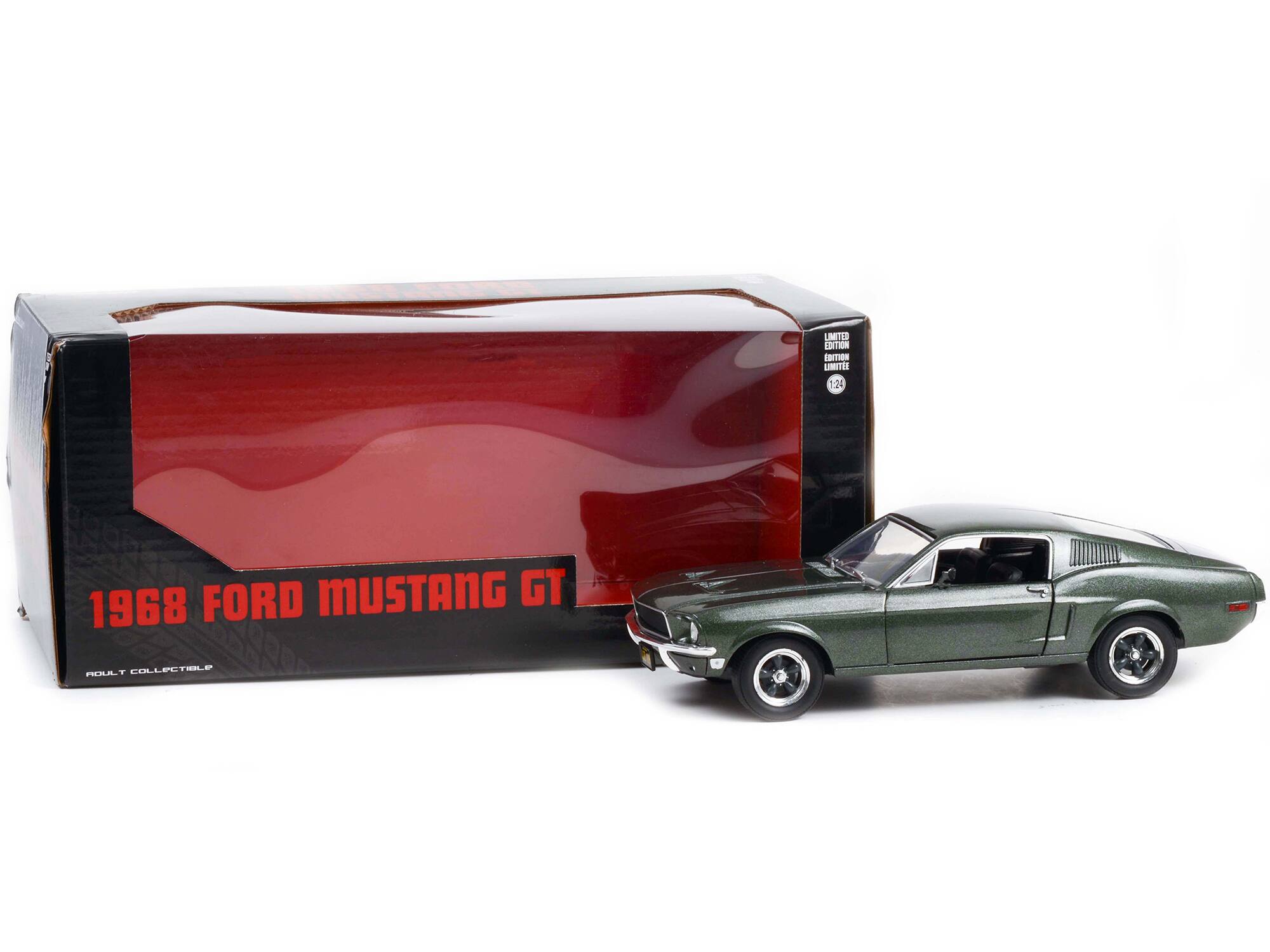 LIMITED EDITION  
1968 FORD MUSTANG GT  
1:24  
ROULT COLLECTIBLE