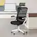 Alt View 1. Costway - Costway Ergonomic Office Chair with Adjustable Lumbar Support Rocking Backrest Armrests White - White.