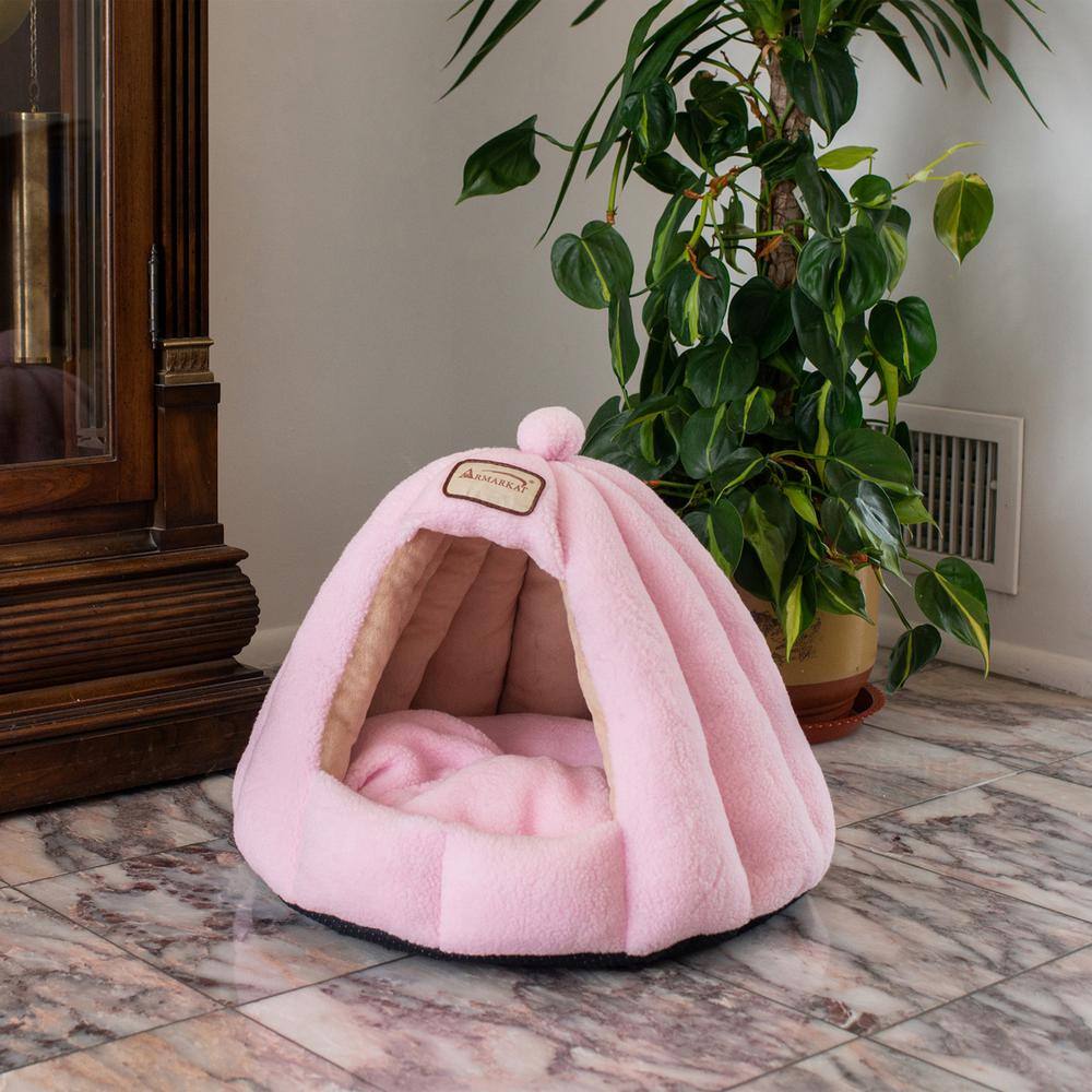 Alt View 1. Armarkat - Cat Bed Soft Pink - Pink.