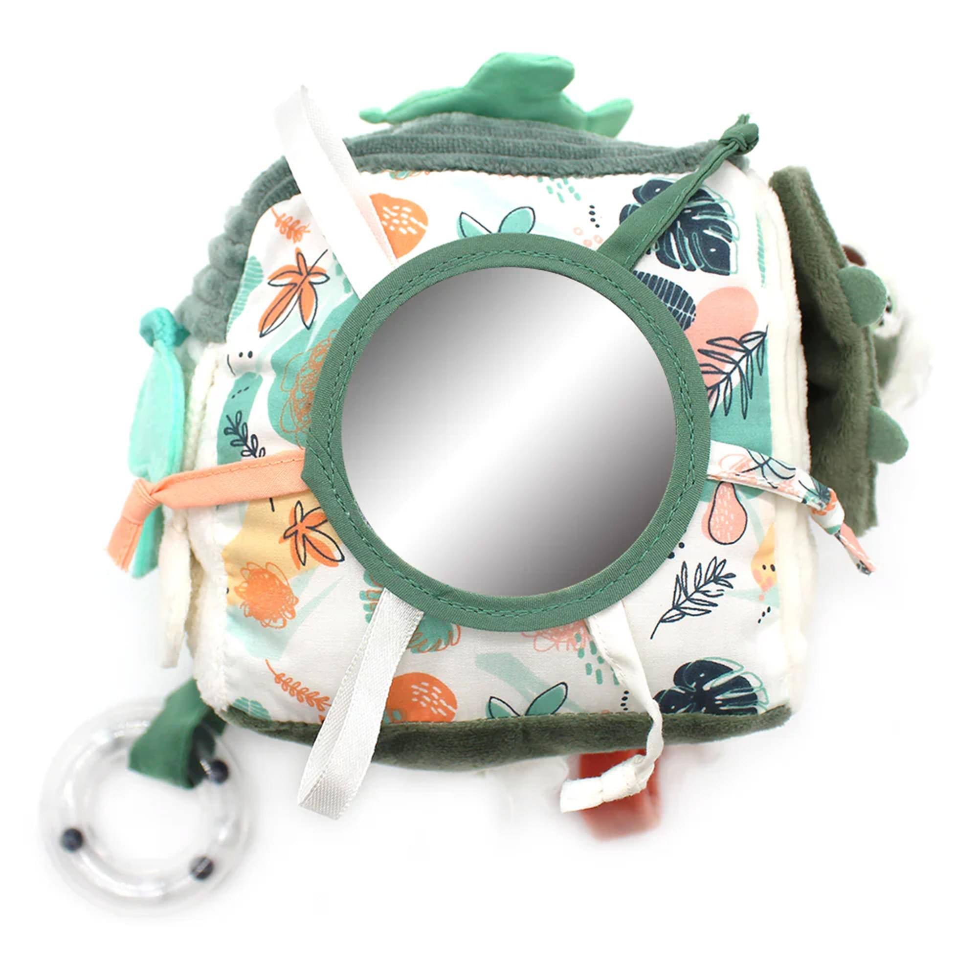 Alt View 2. TriAction Toys - Les Deglingos Baby Activity Cube | Chillos The Sloth - Multi-Color.