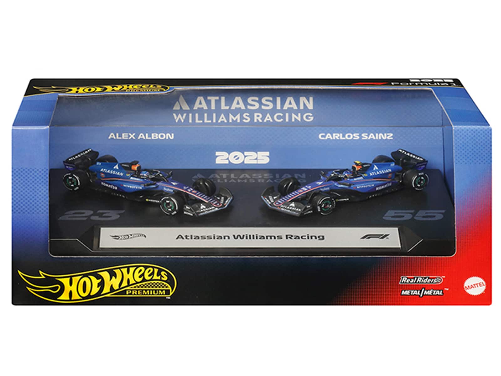 """Atlassian Williams Racing"" Formula One F1 World Championship (2025) 2 Piece Set Diecast Model Cars by Hot Wheels" price history on PriceWatchPro