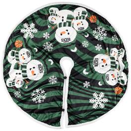 Pegasus - Milwaukee Bucks Snowman Sherpa Christmas Tree Skirt - Green