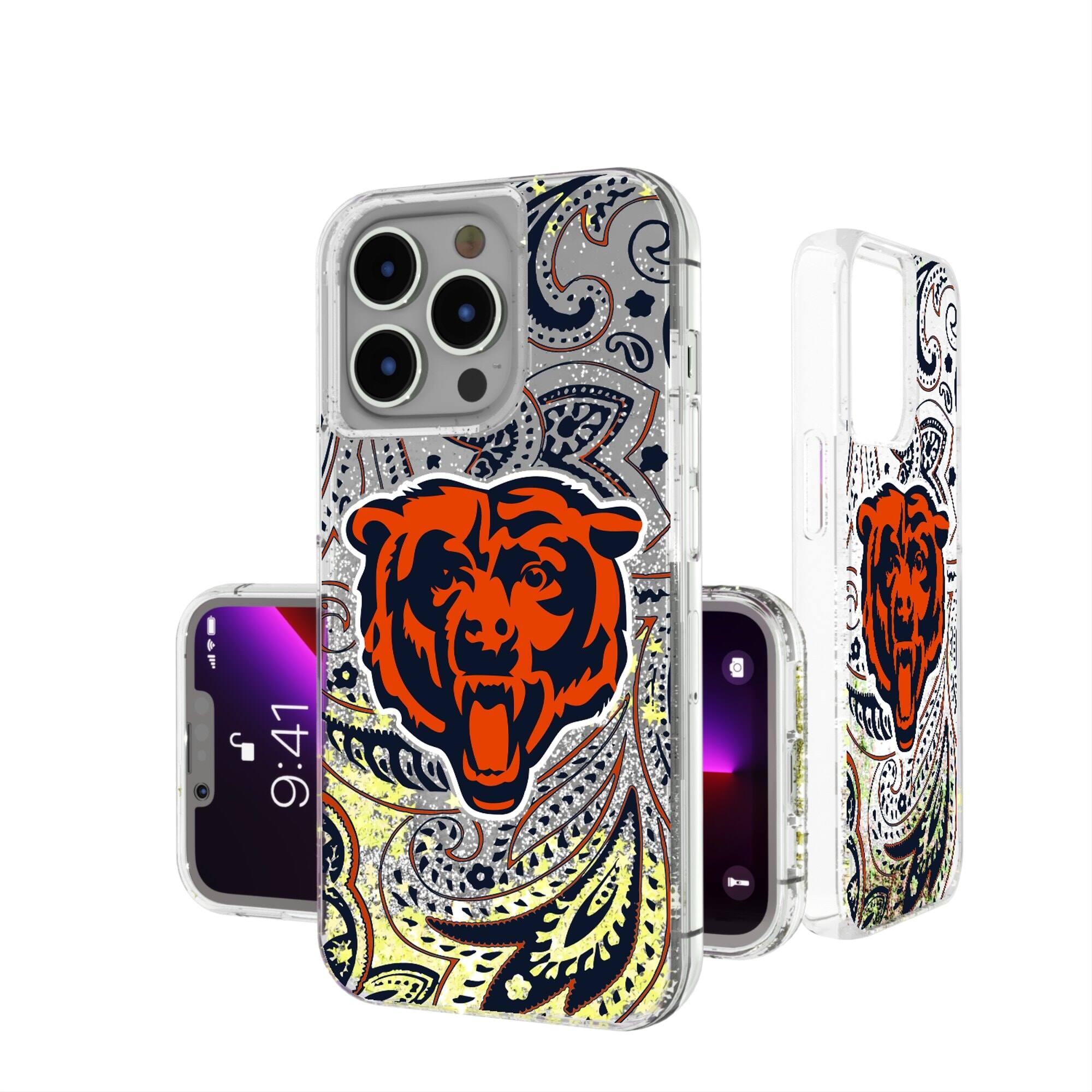 Keyscaper - NFL - Chicago Bears iPhone Paisley Design Glitter Case - 16 Pro - Multicolor price history on PriceWatchPro