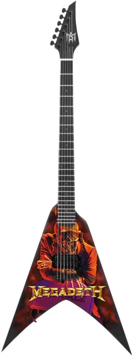 PopMarket - Megadeth - The Mini Axe - Megadeth - Peace Sells - Mini Guitar Replica Collectible - COLLECTIBLES - Multicolor price history on PriceWatchPro