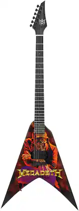 PopMarket - Megadeth - The Mini Axe - Megadeth - Peace Sells - Mini Guitar Replica Collectible - COLLECTIBLES - Multicolor