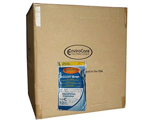 EnviroCare TECHNOLOGIES  
Vacuum Bags  
Made in the USA  
Electrolux Canister Style C  
12