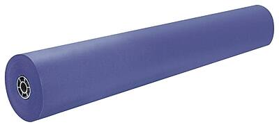 Front. Pacon - Rainbow Duo-Finish Paper Roll, 36" x 1,000' - Royal Blue.