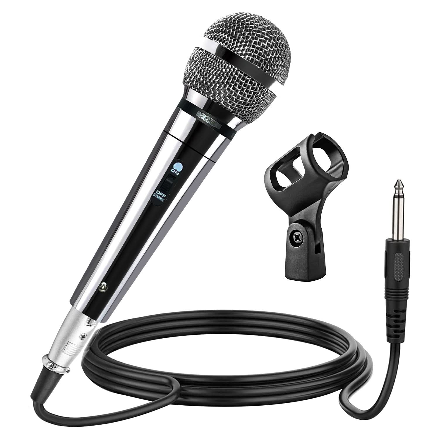 5 CORE - XLR Microphone Dynamic Mic Karaoke Singing Studio Mics Handheld  -PM 111 CH