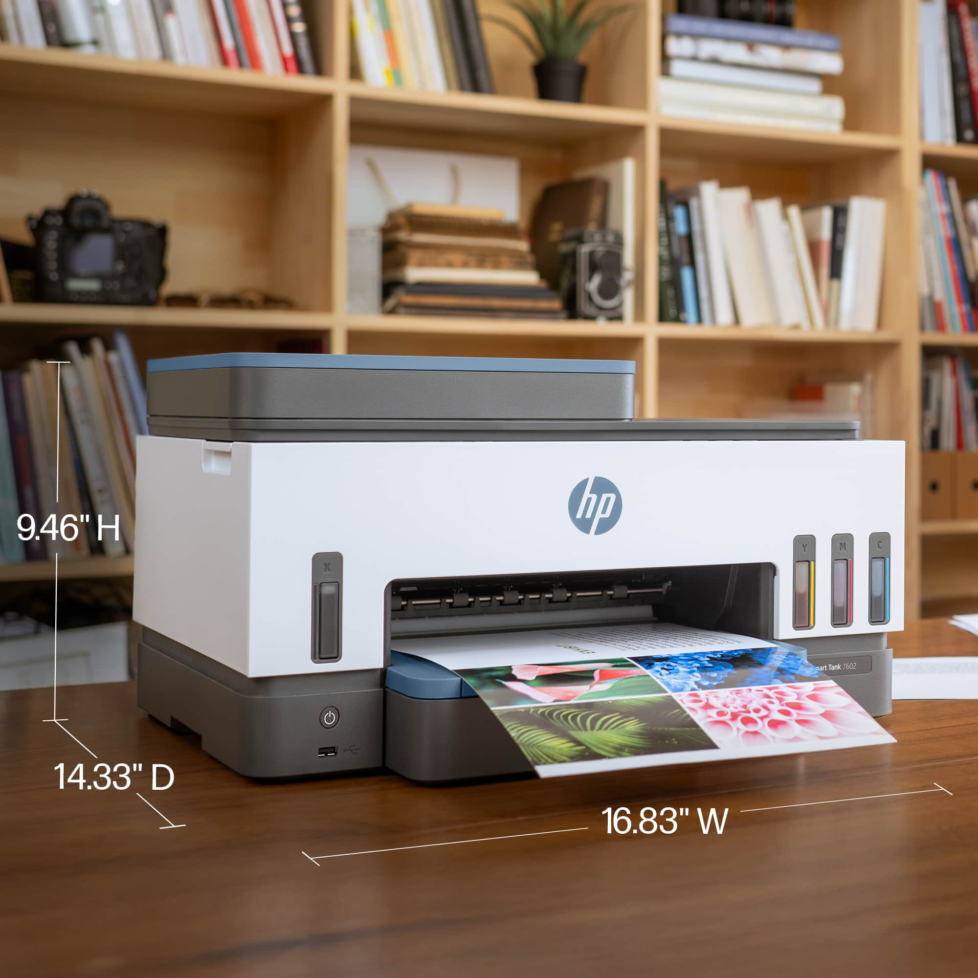 9.46" H
14.33" D
16.83" W