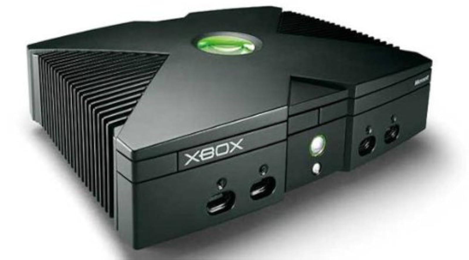 Front. Microsoft - Microsoft Original Xbox Video Game Console - Black.