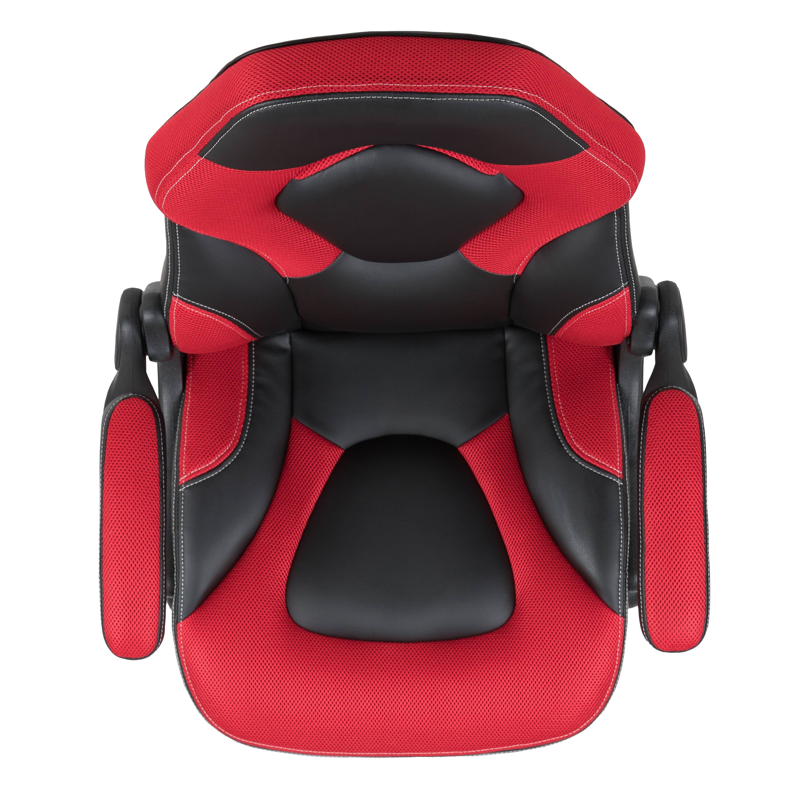 Alt View 8. Emma + Oliver - Z100 Gaming Chair Racing Office Ergonomic Computer PC Adjustable Swivel Chair - Red.