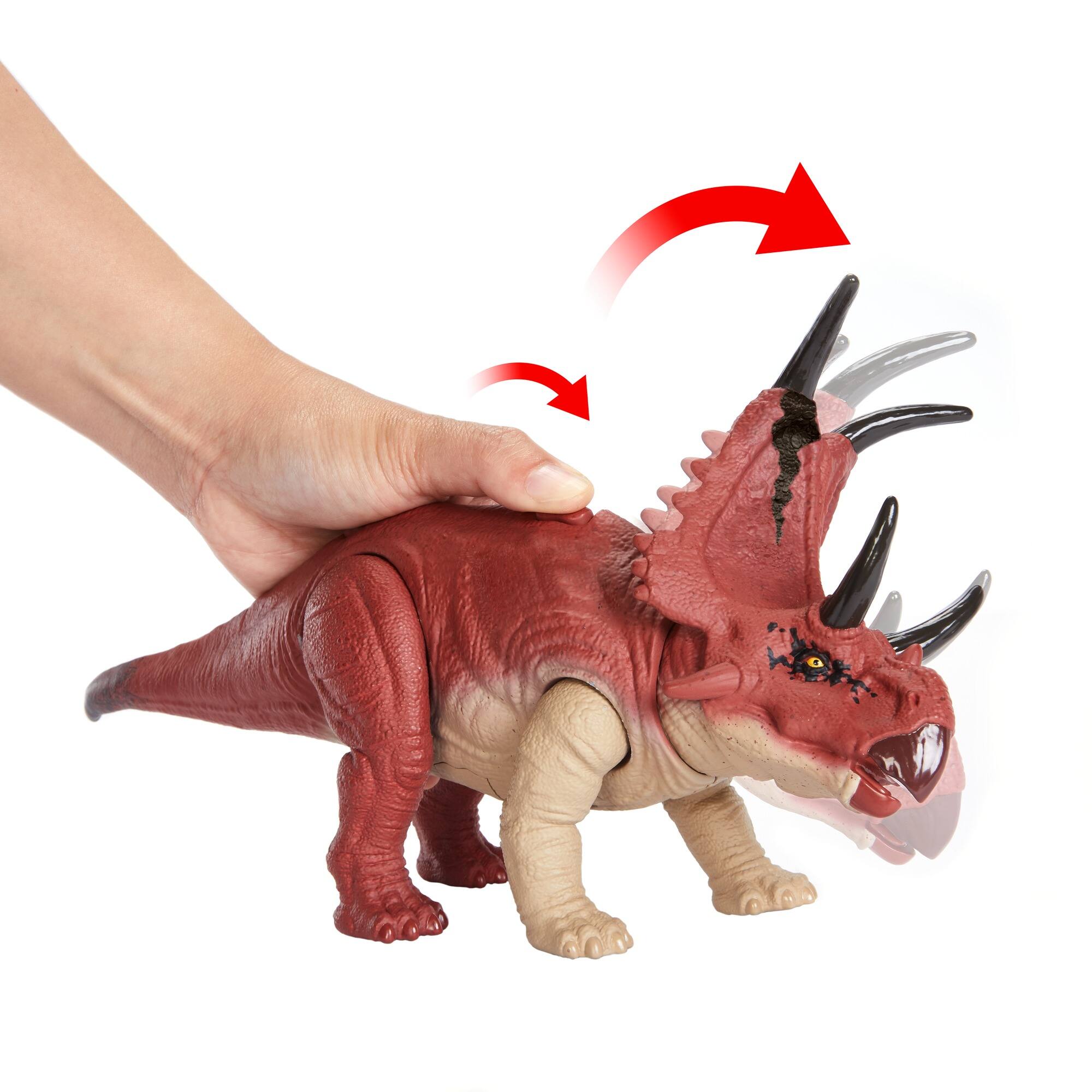 Alt View 15. Jurassic World - Wild Roar Dinosaur Sound and Attack Action Figure - Styles May Vary.