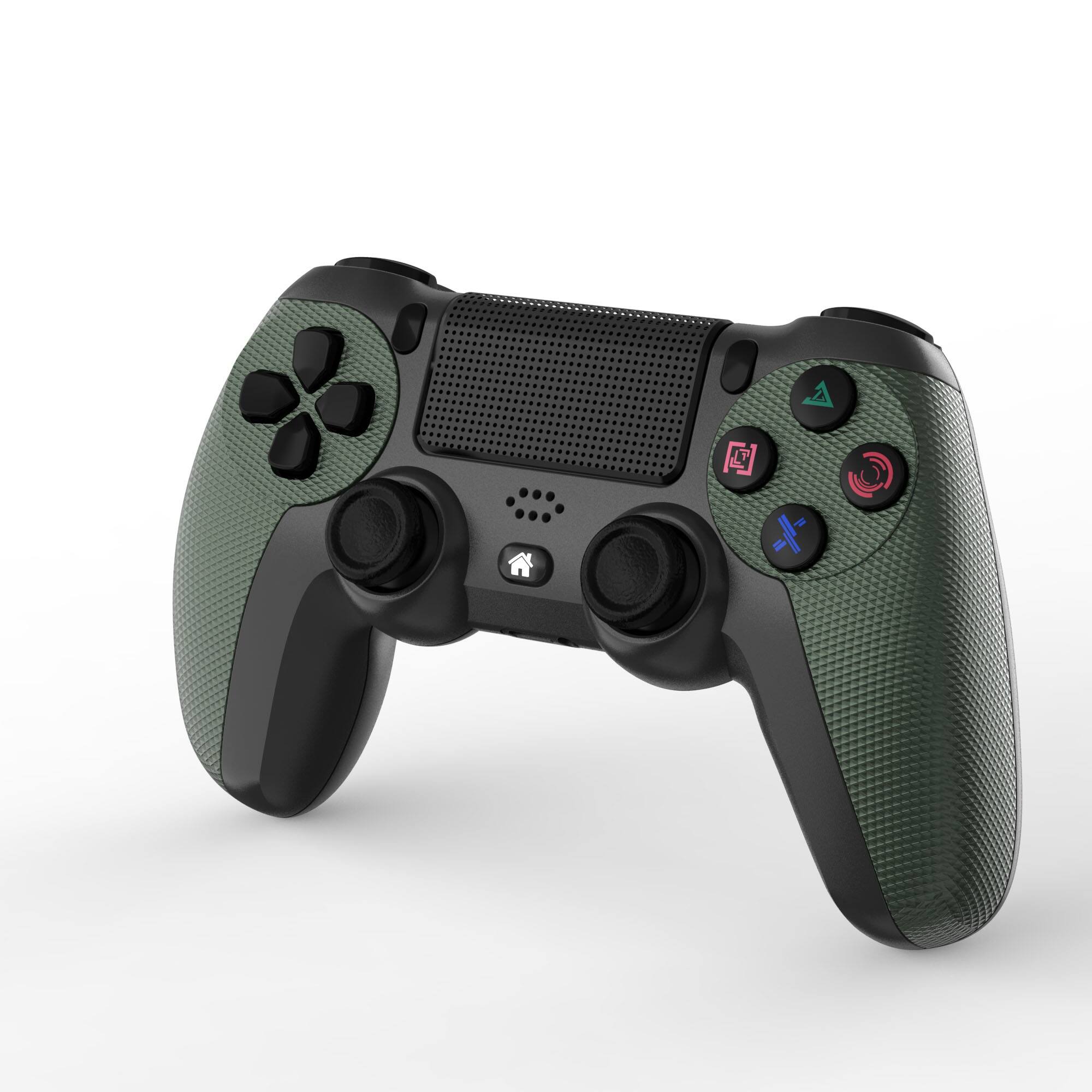 Alt View 1. YONWAY - Wireless Controller, Playstation 4 Remote Game Joystick with Six-Axis Vibration Sensation and Anti-Slip Handle - Verdant.