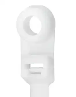 Grizzly Supply - 6" 40lb Screw Mount Cable Tie 100/bag - Natural