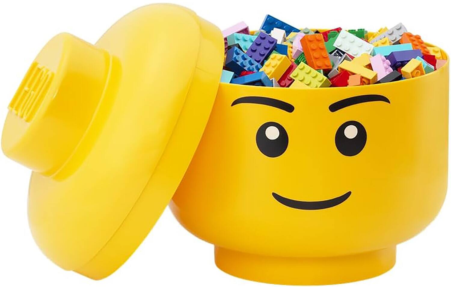 Alt View 3. Room Copenhagen - LEGO Large Storage Container Head, Boy - Multicolor.