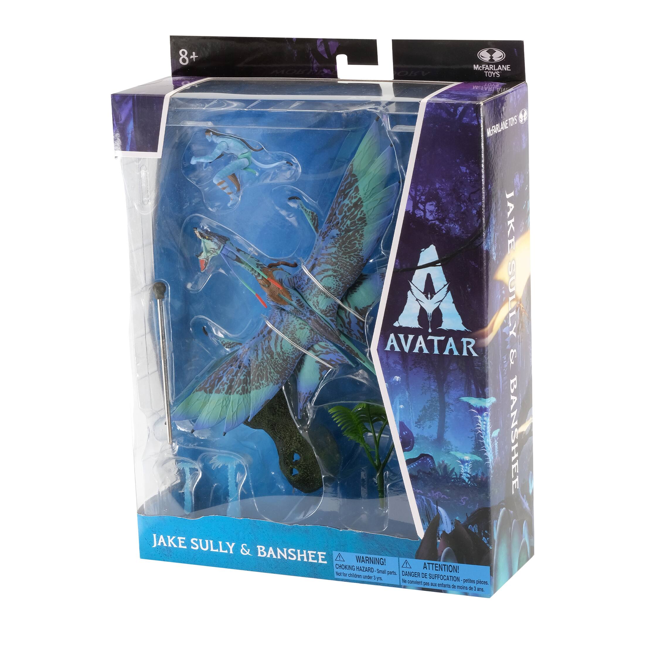 Alt View 17. McFarlane Toys - Avatar World of Pandora Character with Vehicle - Bob Banshee & Jake.