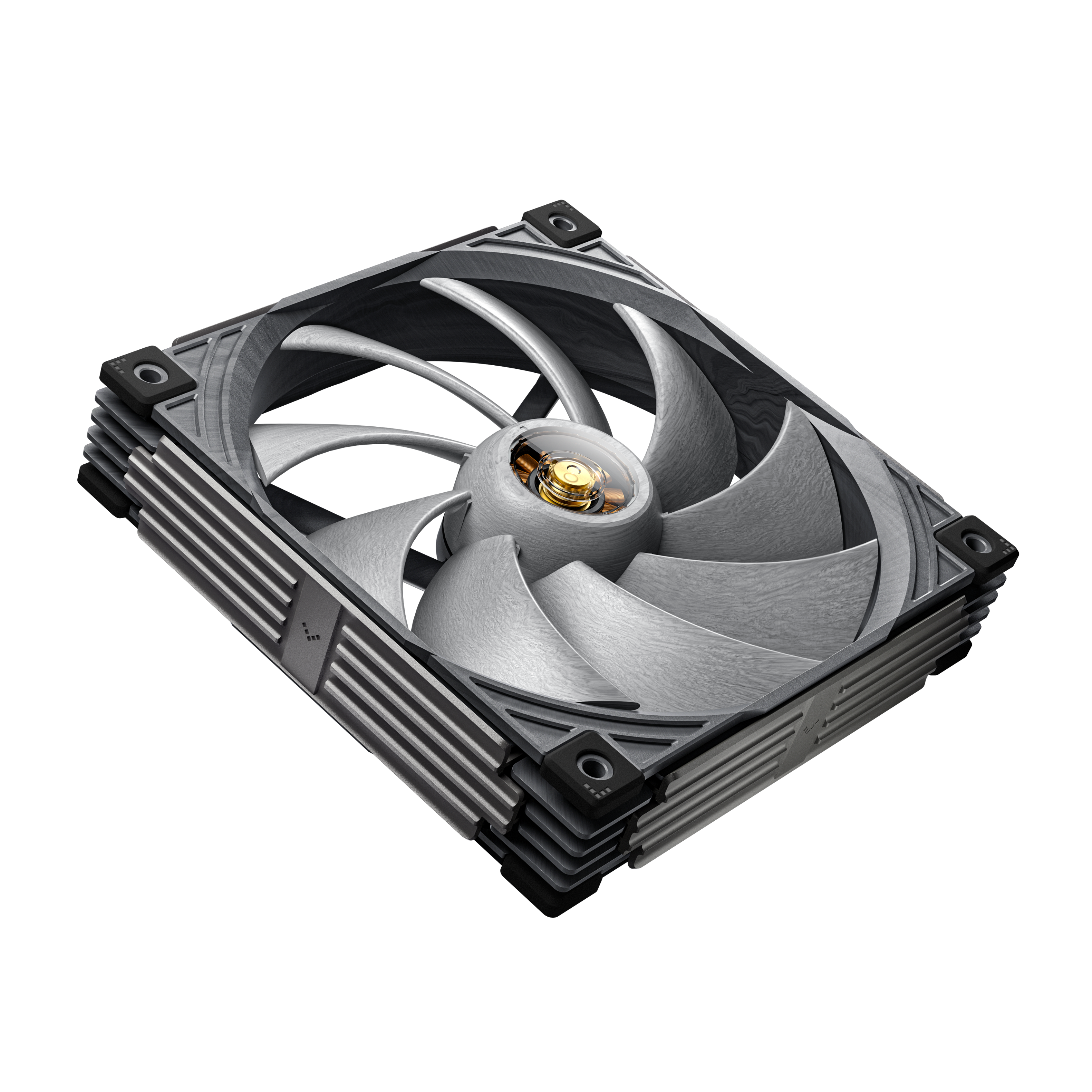 Left. Sudokoo - MACH140 140mm Performance PWM Fan - Black.