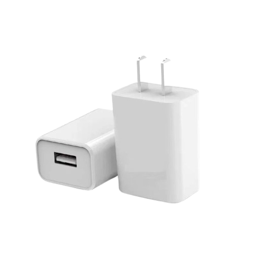 Front. Home Collection - 2 Pack Universal 5V 1A US Plug USB AC Wall Charger Power Adapter For Smart Phone.