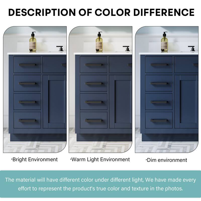 DESCRIPTION OF COLOR DIFFERENCE

Bright Environment * Warm Light Environment * Dim environment

The material will have different color under different light, We have made every effort to represent the product's true color and texture in the photos.