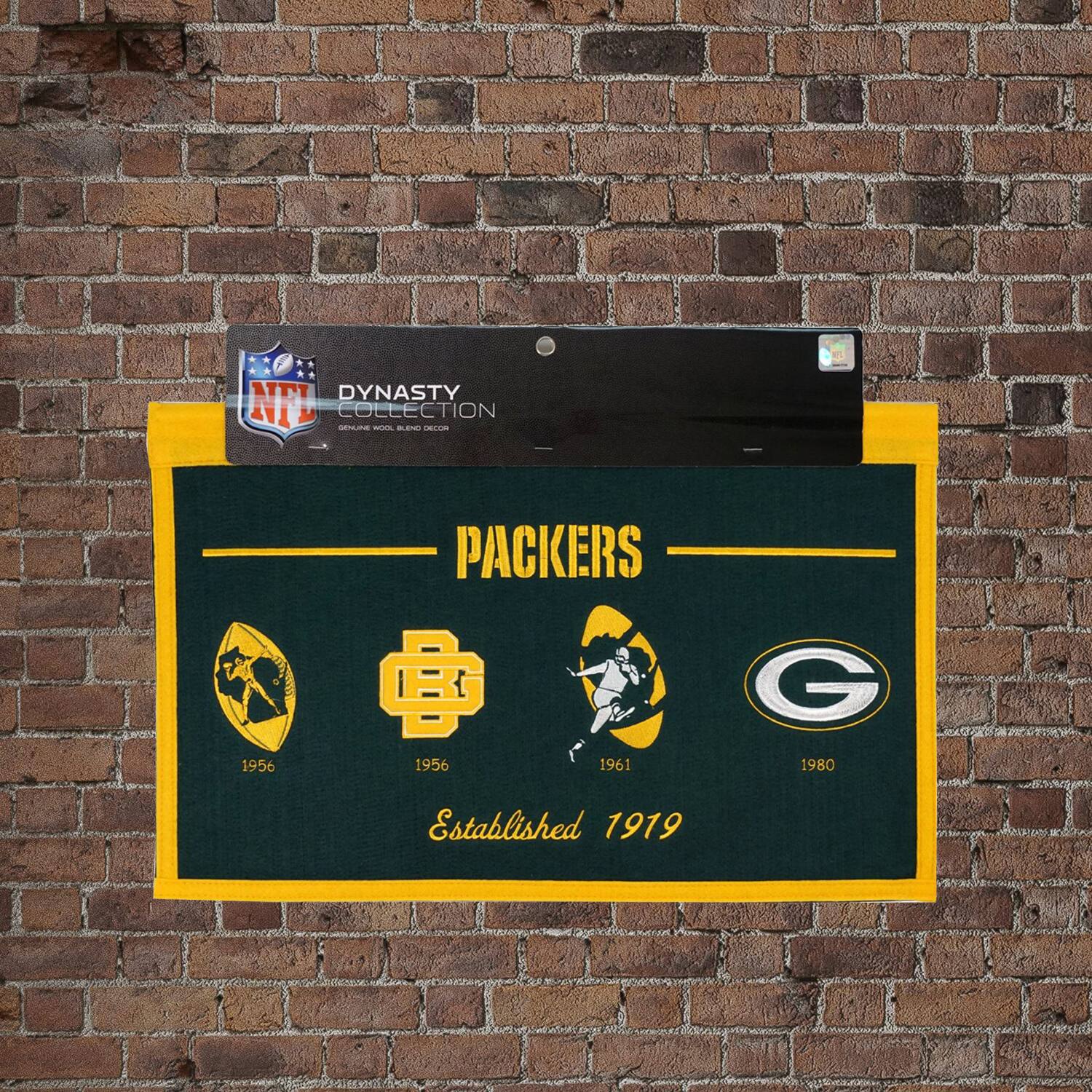 NFL DYNASTY COLLECTION  
PACKERS  
1956  
1956  
1961  
1980  
Established 1919