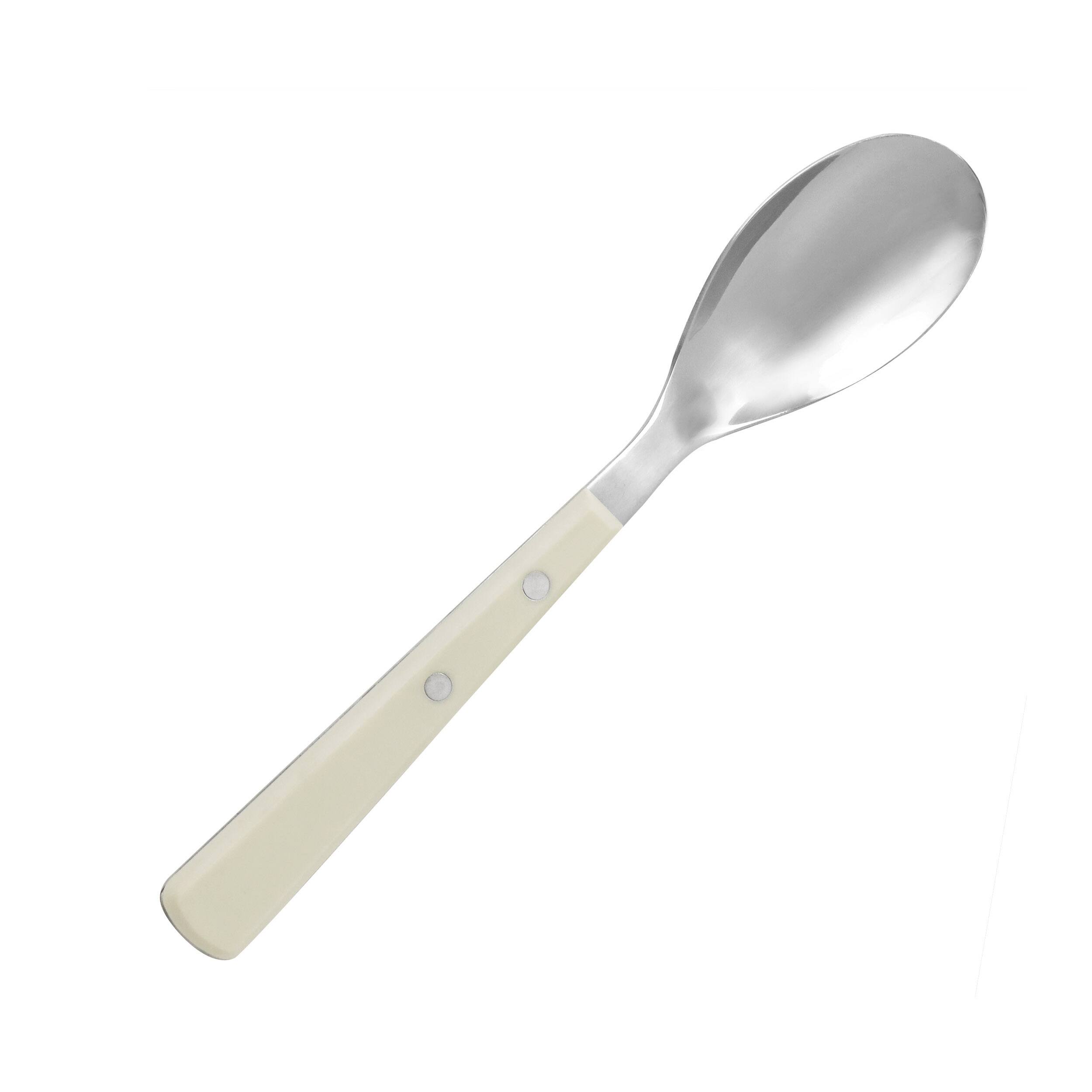 Alt View 4. Martha Stewart - Martha Stewart Garden Cottage 16 Piece Stainless Steel Flatware Set in Cream - Cream.