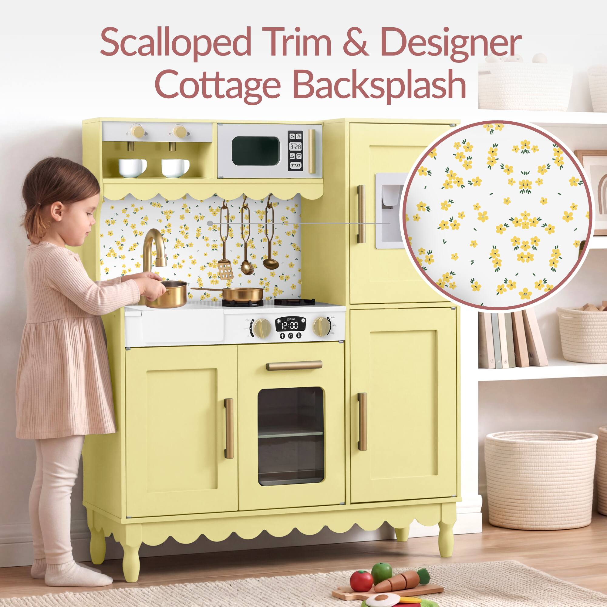 Scalloped Trim & Designer Cottage Backsplash

Scalloped Trim & Designer Backsplash