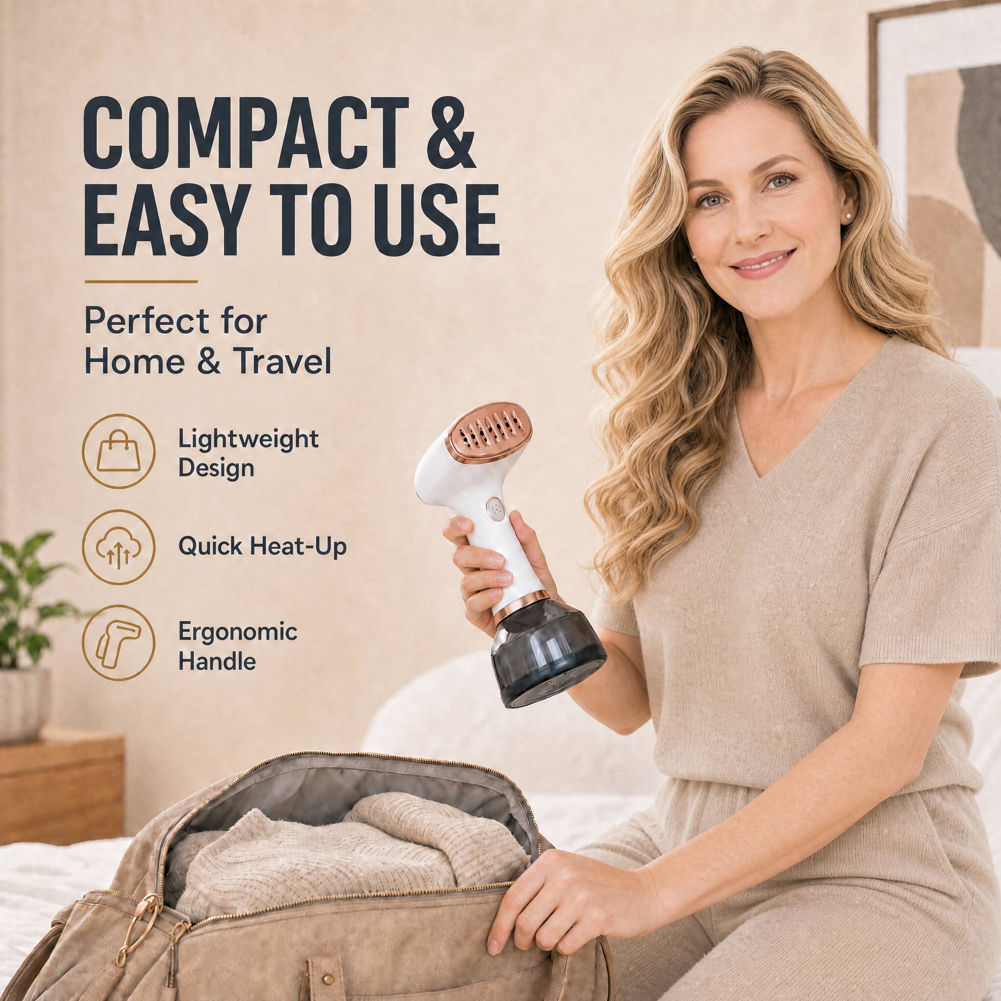 COMPACT & EASY TO USE  
Perfect for Home & Travel  
Lightweight Design  
Quick Heat-Up  
Ergonomic Handle