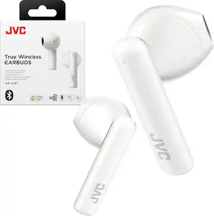 JVC True Wireless Earbuds
Wireless Headphones
Ecouteurs Sans Fil
Cuffe Senza Fil
Kabellose Kopfhörer
HA-A4T
30h
JVC
JVC
JVC