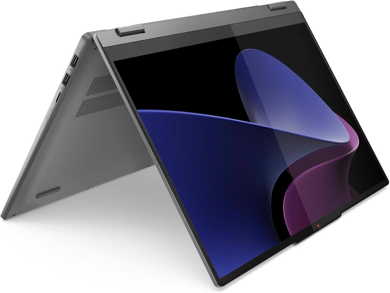 Alt View 7. Lenovo - Ideapad 5i 2-in-1 16'' FHD+ Touchscreen Business Laptop - Intel Core 5 120U - 16GB Memory - 1TB SSD - Windows 11 - Luna Grey.