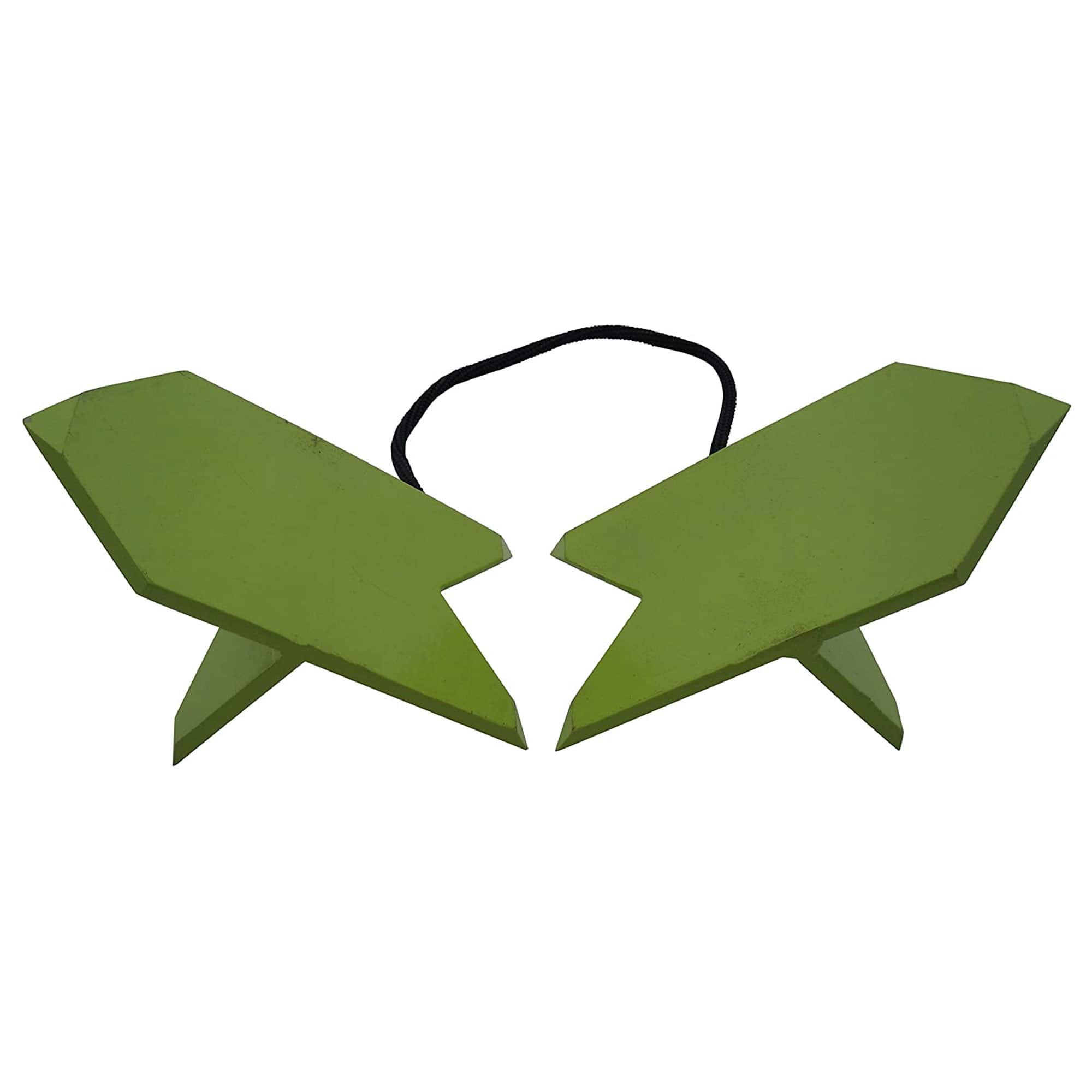 Timber Tuff - TMW-61 Secure Hold Compact Log Dog Pair with Attached Rope - Green