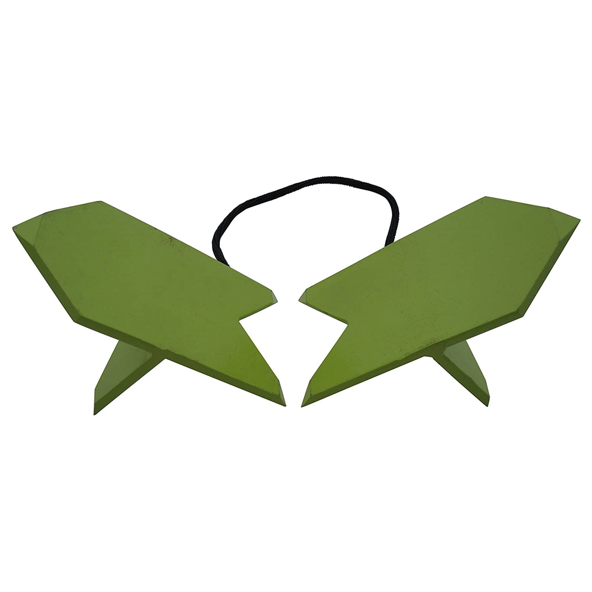 Front. Timber Tuff - Timber Tuff TMW-61 Secure Hold Compact Log Dog Pair with Attached Rope, Green - Green.