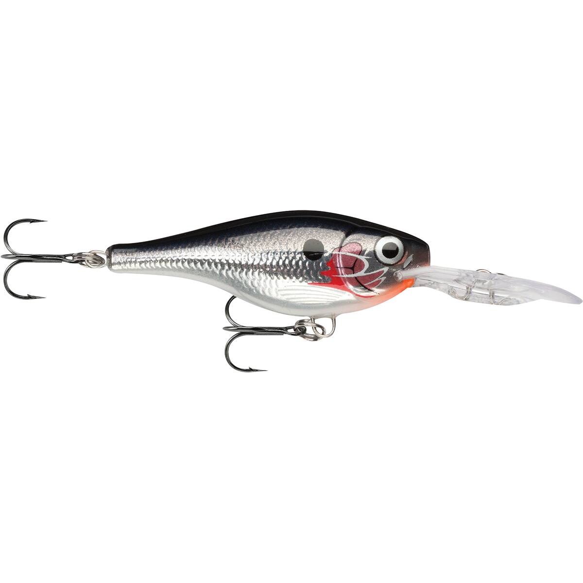 Front. Rapala - Rapala Shad Rap Rattlin' Suspending 04 Fishing Lure, Silver - Silver.