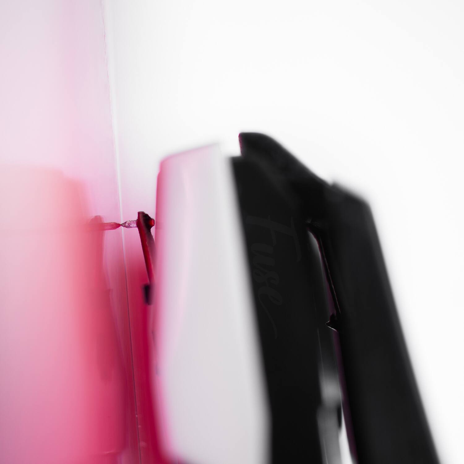 Alt View 4. Fuse Audio - Fuse WRAP Vertical Vinyl Record Player Turntable with Bluetooth In/Out and FM Radio - Bamboo Wood.