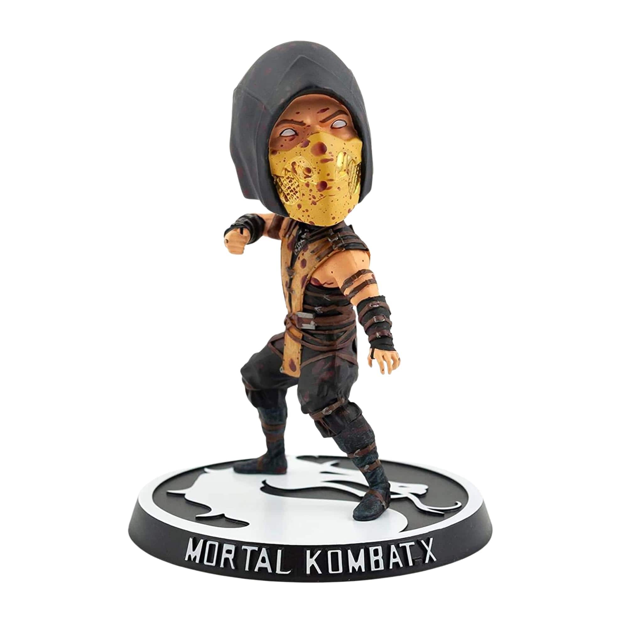Mezco Toyz - Mortal Kombat X Bloody Exclusive Scorpion 6 Inch Bobble Head Figure - Yellow