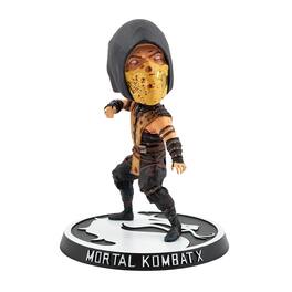 Mezco Toyz - Mortal Kombat X Bloody Exclusive Scorpion 6 Inch Bobble Head Figure - Yellow